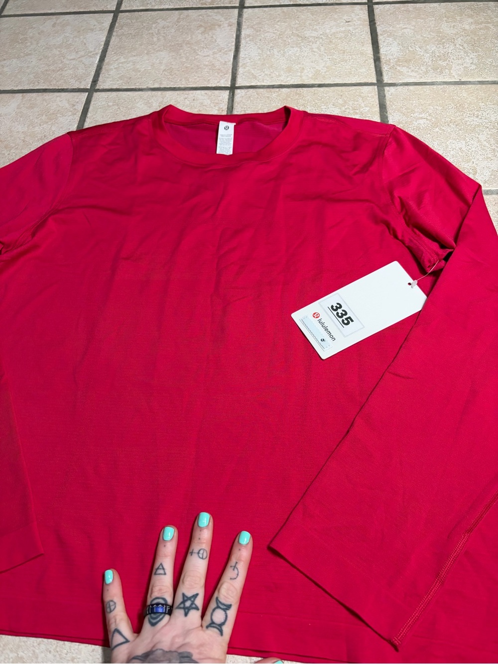 NWT Lululemon Swiftly Relaxed Long-Sleeve Shirt 2.0 *Updated (Mulberry Spark) 8 - Picture 3 of 6